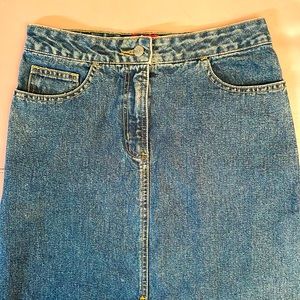 Sprit 100% cotton denim skirt middle size 3/4